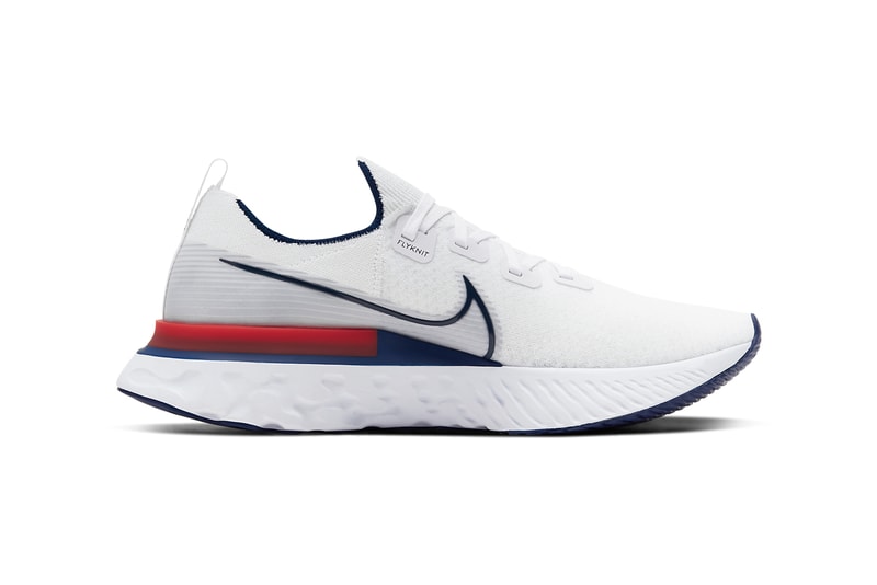 nike react infinity run blue ribbon sports brs white blue track red CW7597 100 release date info photos price