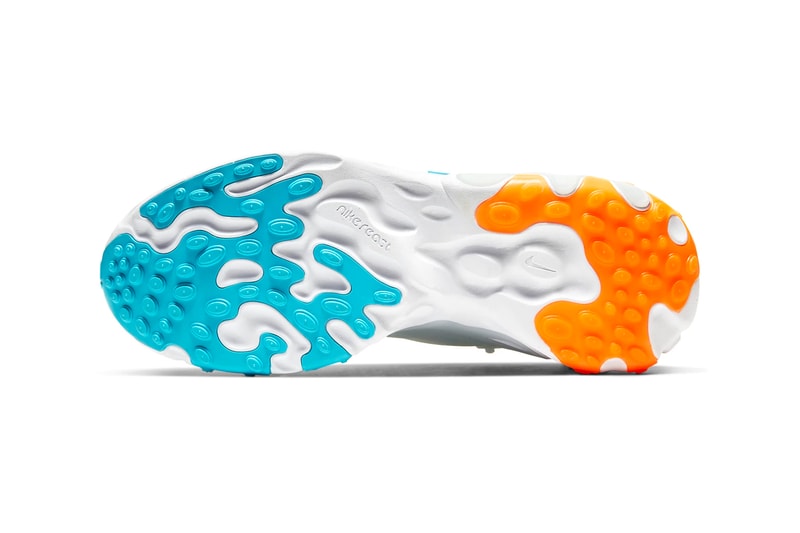 Nike React Presto Premium Aura Blue Fury total orange white menswear streetwear spring summer 2020 collection shoes footwear kicks runners trainers sneakers swoosh CN7664 100