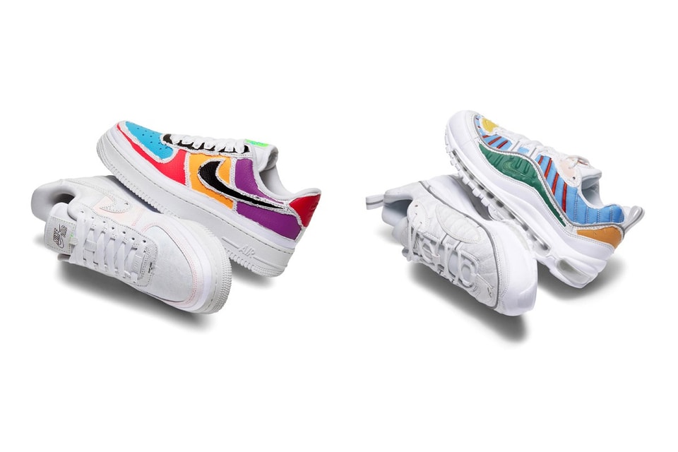 This White Nike Air Max 98 Comes With A Tear-Away Upper Unveiling a  Multicolor Design •