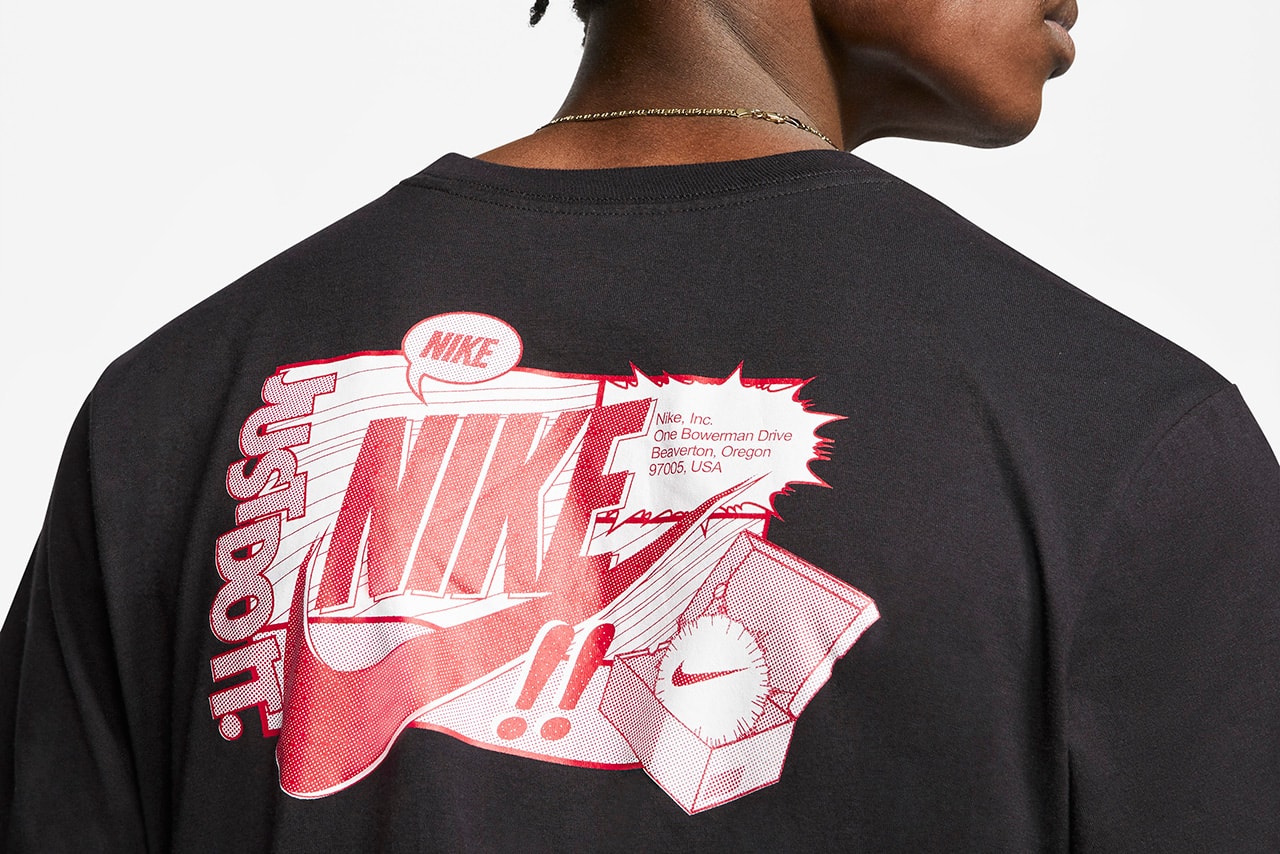 Nike Sportswear Summer 2020 T-Shirt Collection Lookbook Release Information NSW Apparel Graphics Prints Swoosh Logos Prints '90s Science Fiction Tie-Dye Psychedelia 