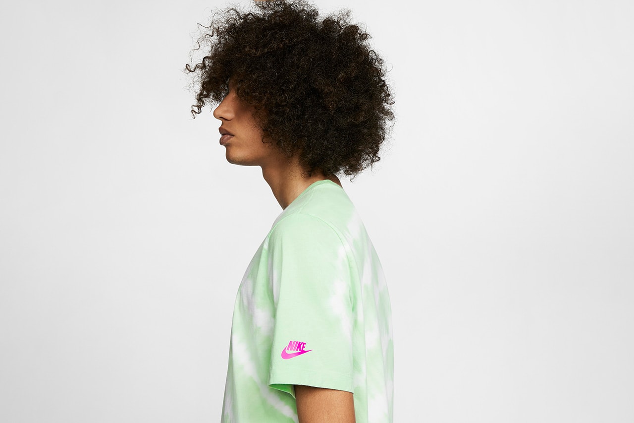 Nike Sportswear Summer 2020 T-Shirt Collection Lookbook Release Information NSW Apparel Graphics Prints Swoosh Logos Prints '90s Science Fiction Tie-Dye Psychedelia 