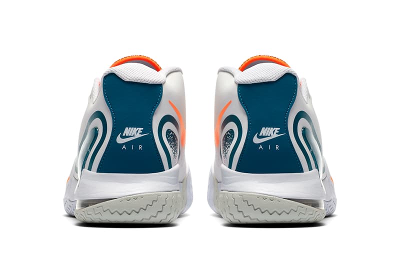 nikecourt tech challenge 20 white abyss green earth grey dutch orange clay blue bq0234-101 release date info photos price