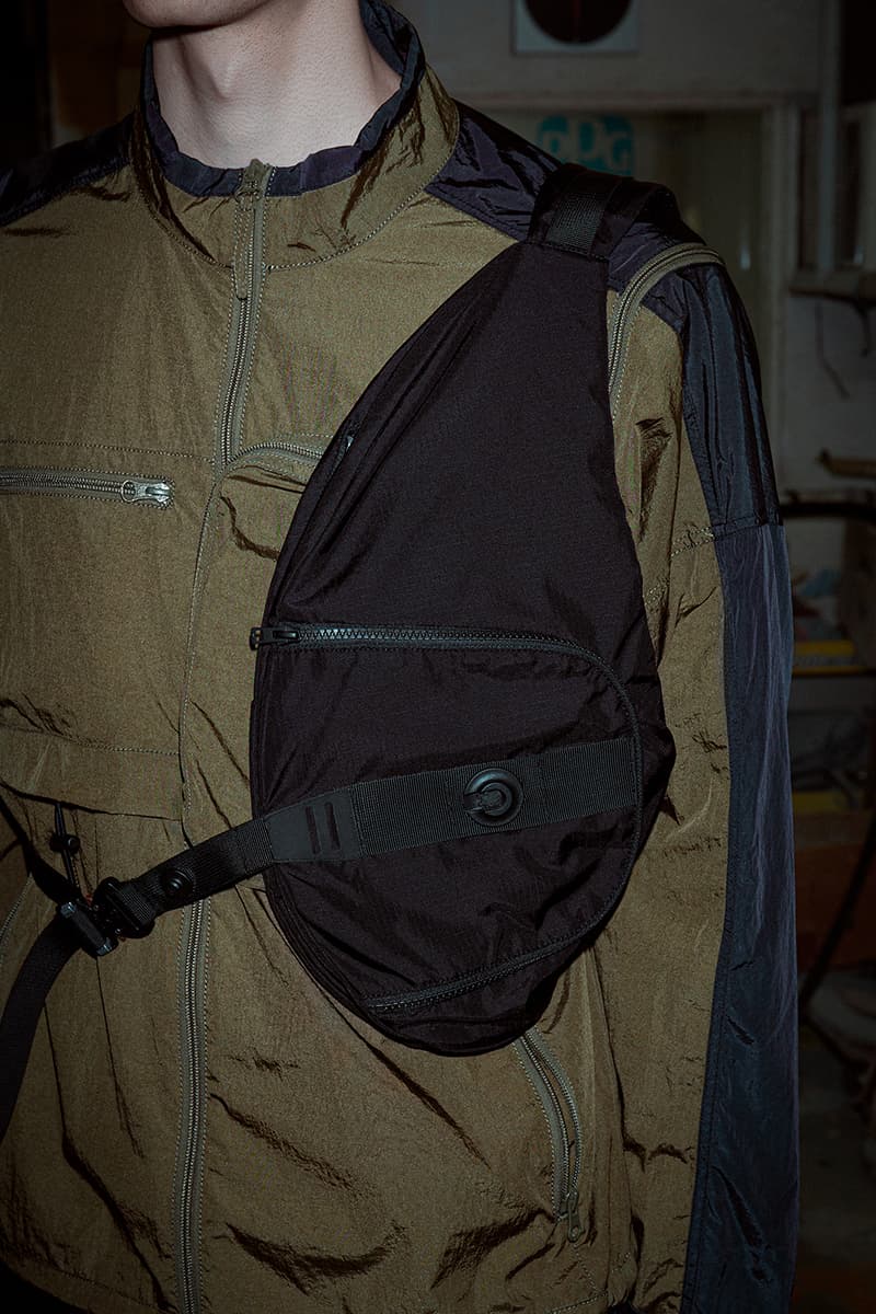 Nilmance SS20 Collection Lookbook spring/summer 2020 hong kong techwear schoeller textiles gor-tex carrying sling utility outwear military 