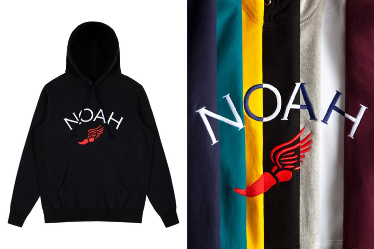 NOAH Delivers Embroidered Winged Foot Hoodies for Latest Drop