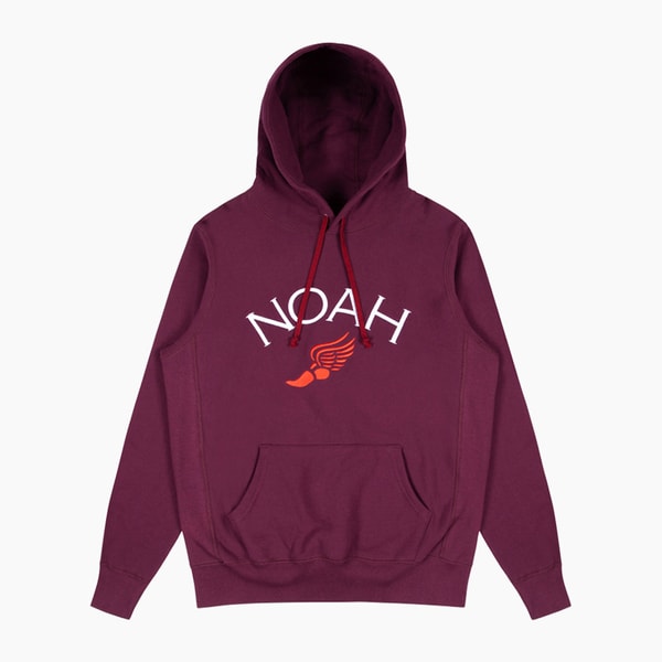 NOAH Embroidered Winged Foot Hoodie