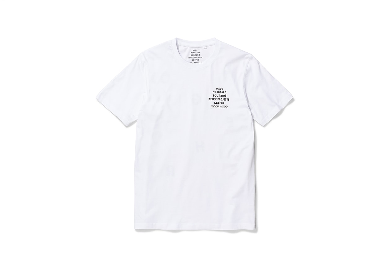 norse projects wood wood soulland le fix mads nørgaard collection together t-shirt coronavirus covid-19 buy cop purchase relief homeless community denmark copenhagen