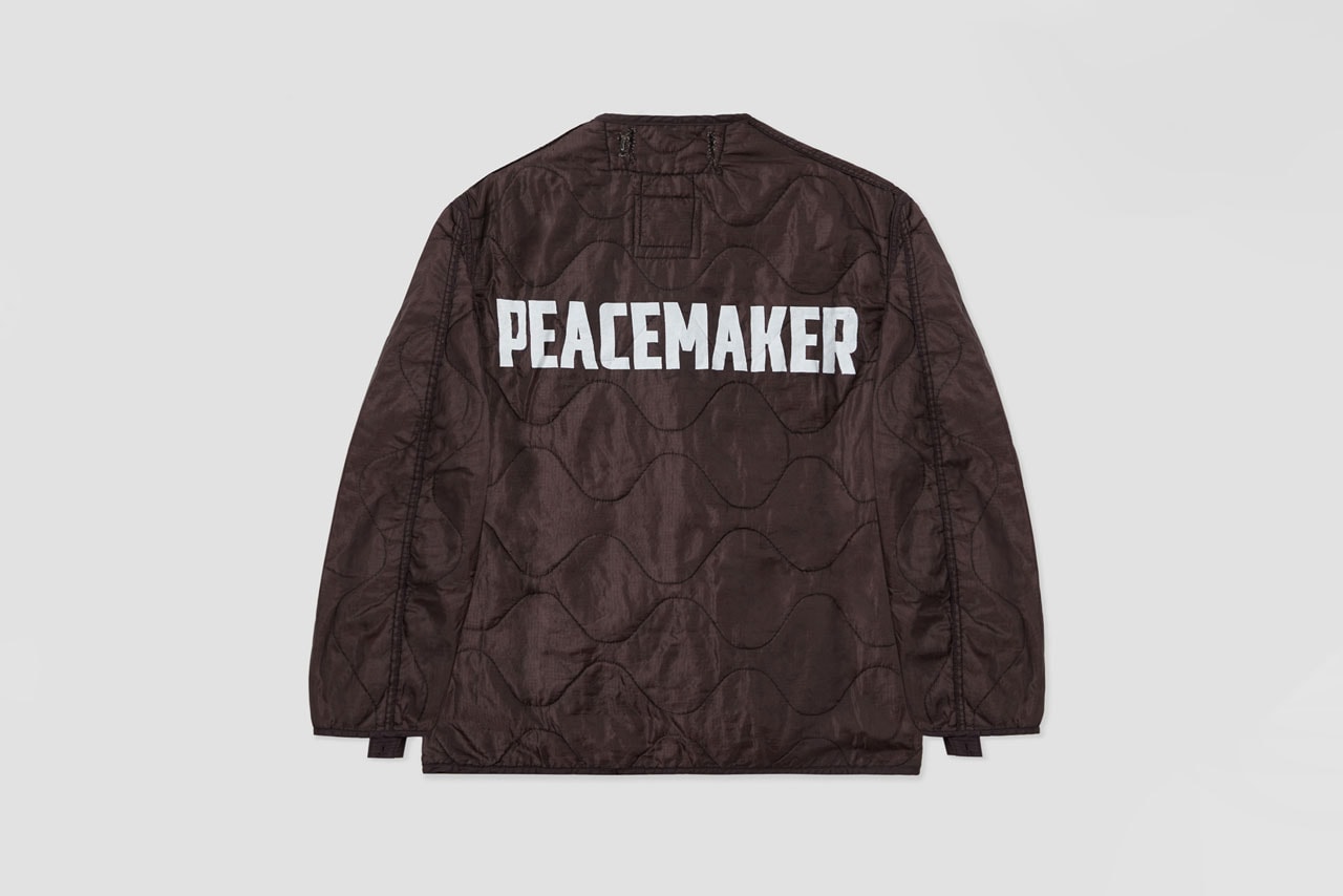OAMC Charitable Peacemaker Liner COVID-19 Quilted U.S. Military Surplus M-65 Jacket Bordeaux Italian Civil Protection Department