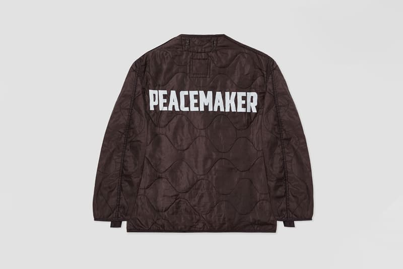OAMC Charitable Peacemaker Liner COVID-19 Quilted U.S. Military Surplus M-65 Jacket Bordeaux Italian Civil Protection Department
