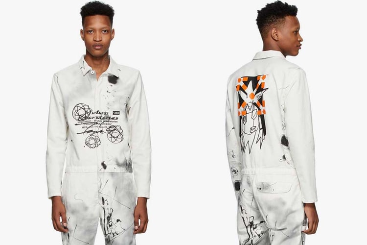 Off-White™ and Futura Craft Paint-Splattered Boiler Jumpsuit