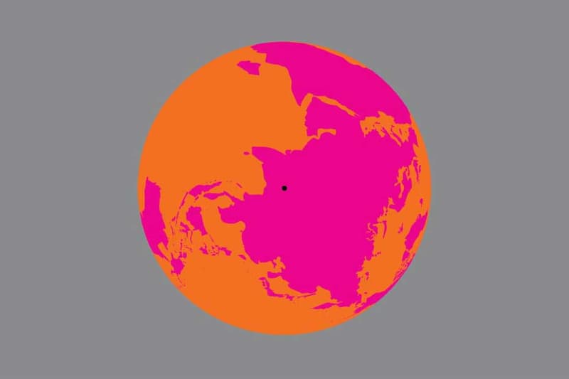 Olafur Eliasson 'Earth Perspectives' Social Media Project Instagram Earth Day 2020 Animations Planet Earth Pink Purple Continents Oceans Simien Mountains Ethiopia
