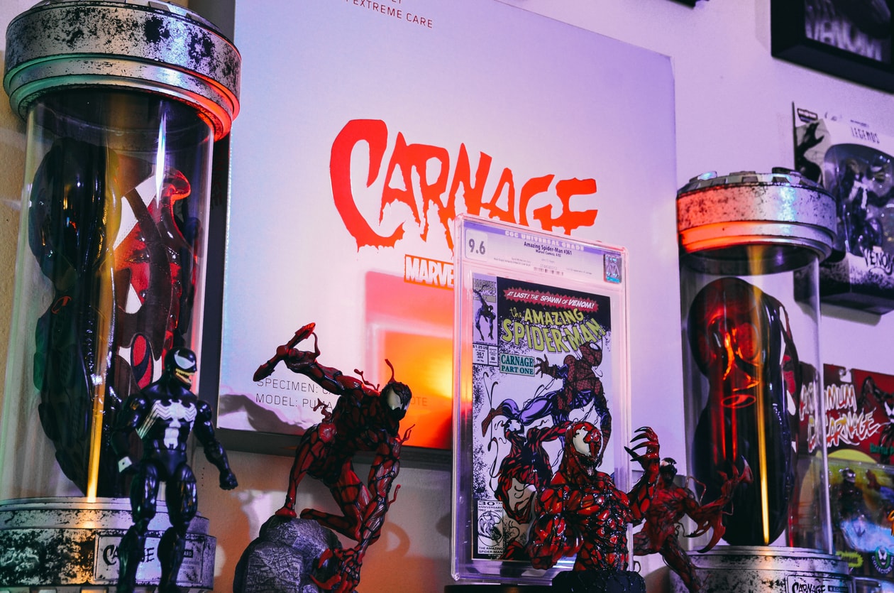 On Display: Mikey Retro Gaming Collection Metal Gear Solid Spider-Man Maximum Carnage Sega Genesis Super Nintendo Wu tang Arcade 1Up