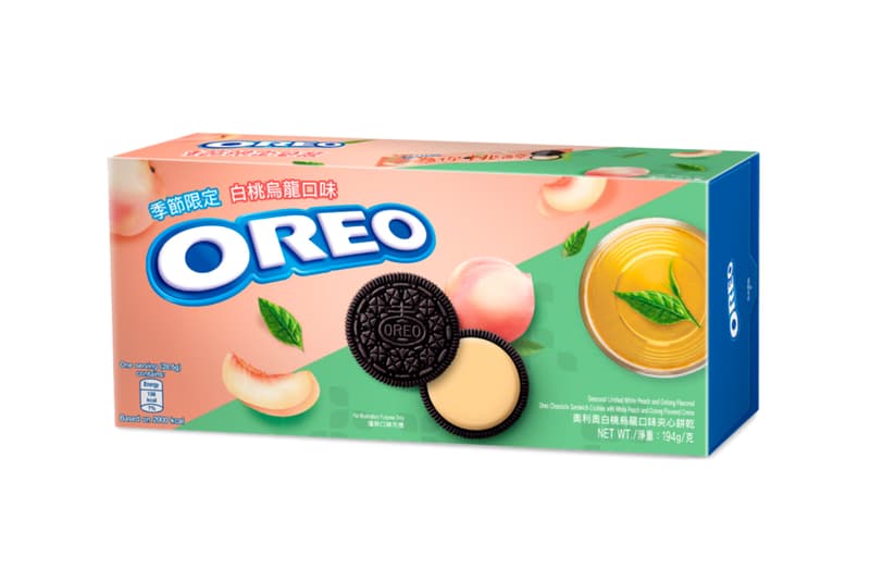 Oreo Peach Oolong and Sakura Matcha Flavor Release Nabisco Confectionary Cookies Filling Japan Japanese Hong Kong Snacks