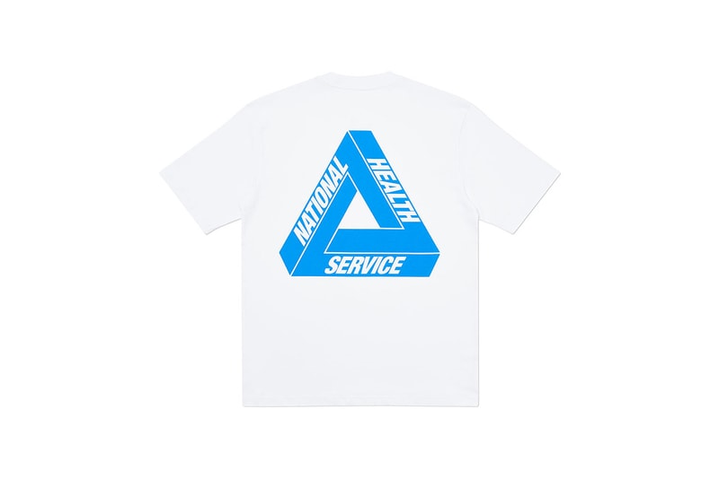 Palace Skateboards NHS TRI-TO HELP United Kingdom National Health Service COVID-19 Coronavirus T-Shirt Crew Neck Hoodie Sweater Release Information Charity Fundraising Streetwear Skate Garments London UK 