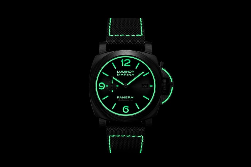 Panerai Release Stealthy Carbotech Luminor Marina Watch 70th anniversary Italian Navy Dive Watch Carbon Fiber PAM PAM1118 Watches Swiss made Dive Watches wrist watches 