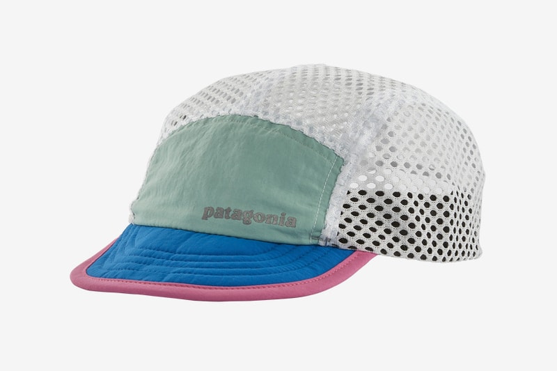 Patagonia Duckbill Running Cap Release Breathable Mango Orange Black Spoonbills Pollen Confetti Gypsum Green White Mesh
