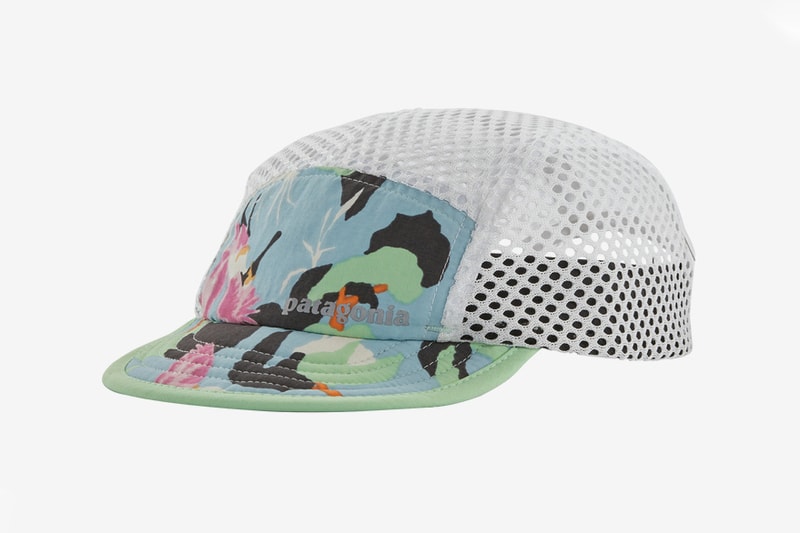 Patagonia Duckbill Running Cap Release Breathable Mango Orange Black Spoonbills Pollen Confetti Gypsum Green White Mesh