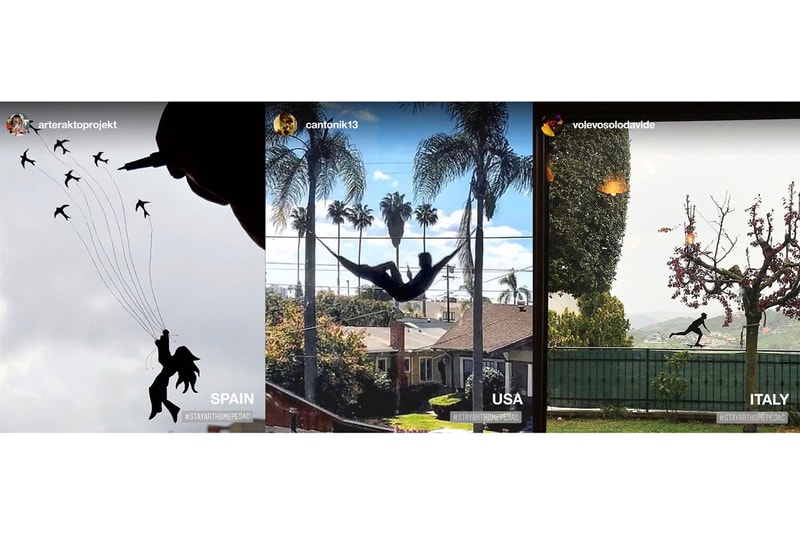 Pejac #STAYARTHOMEPEJAC Global Campaign Window Drawings Instagram Outdoors Buildings 