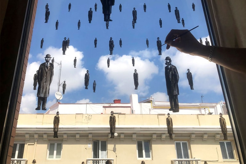 Pejac #STAYARTHOMEPEJAC Global Campaign Window Drawings Instagram Outdoors Buildings 