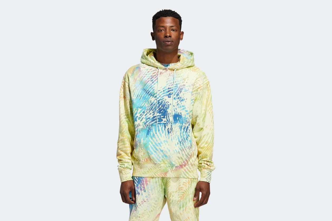 pharrell adidas originals march madness basketball collection tie dye hoodie shirt shorts 0 to 60 stmt crazy byw 2 nizza continental 80 stan smith campus sc premiere release date info photos price