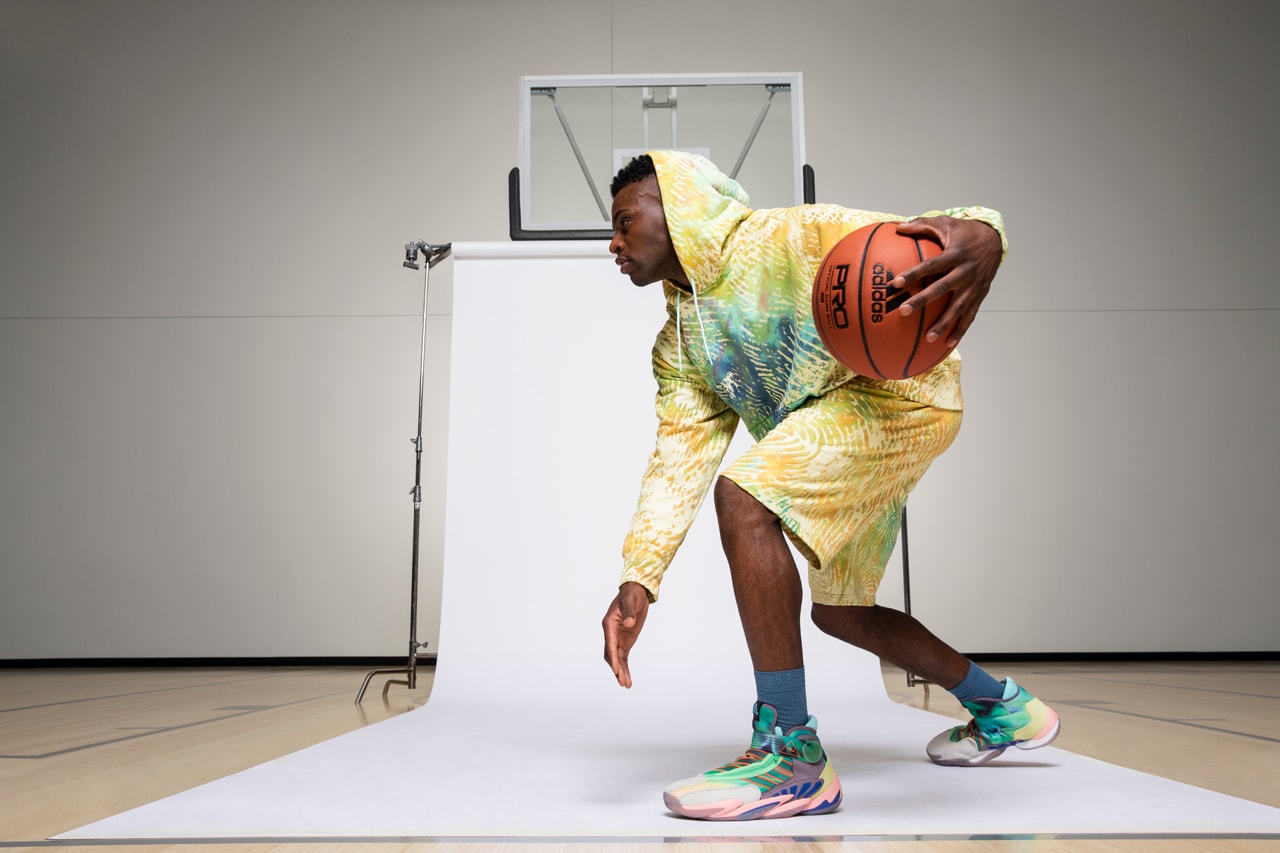 pharrell adidas originals march madness basketball collection tie dye hoodie shirt shorts 0 to 60 stmt crazy byw 2 nizza continental 80 stan smith campus sc premiere release date info photos price