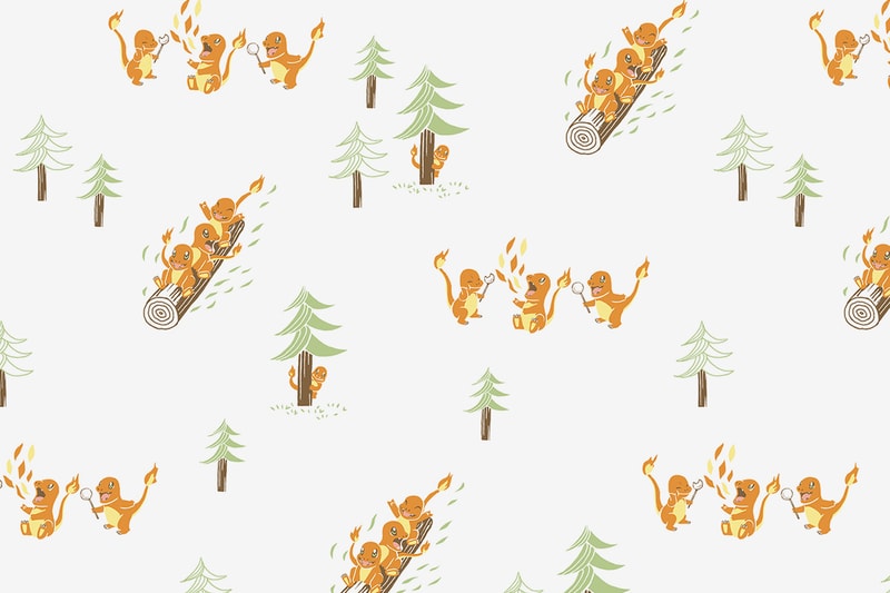 pikachu pattern wallpaper