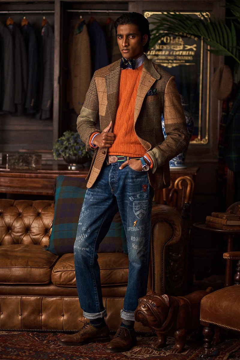 Polo Ralph Lauren fall winter 2020 FW20 Collection Lookbook western americana workwear suiting cinematic costumes 