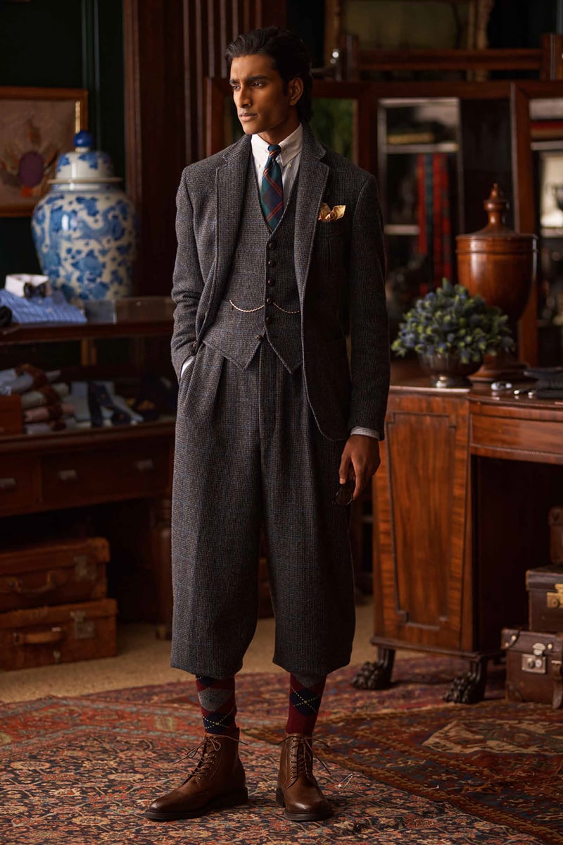 Polo Ralph Lauren fall winter 2020 FW20 Collection Lookbook western americana workwear suiting cinematic costumes 