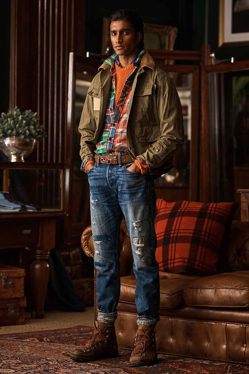 Polo Ralph Lauren fall winter 2020 FW20 Collection Lookbook western americana workwear suiting cinematic costumes 