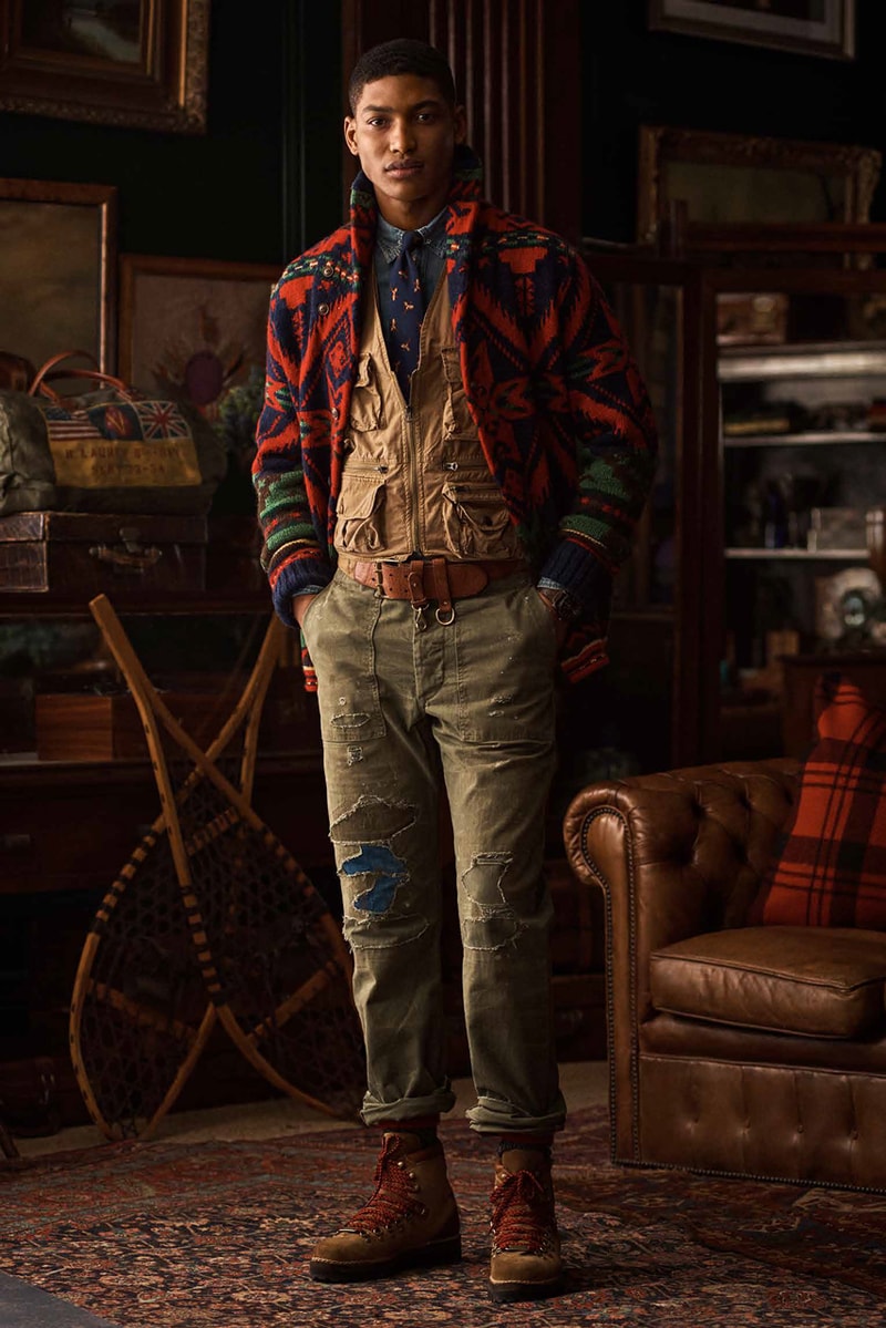 Polo Ralph Lauren fall winter 2020 FW20 Collection Lookbook western americana workwear suiting cinematic costumes 