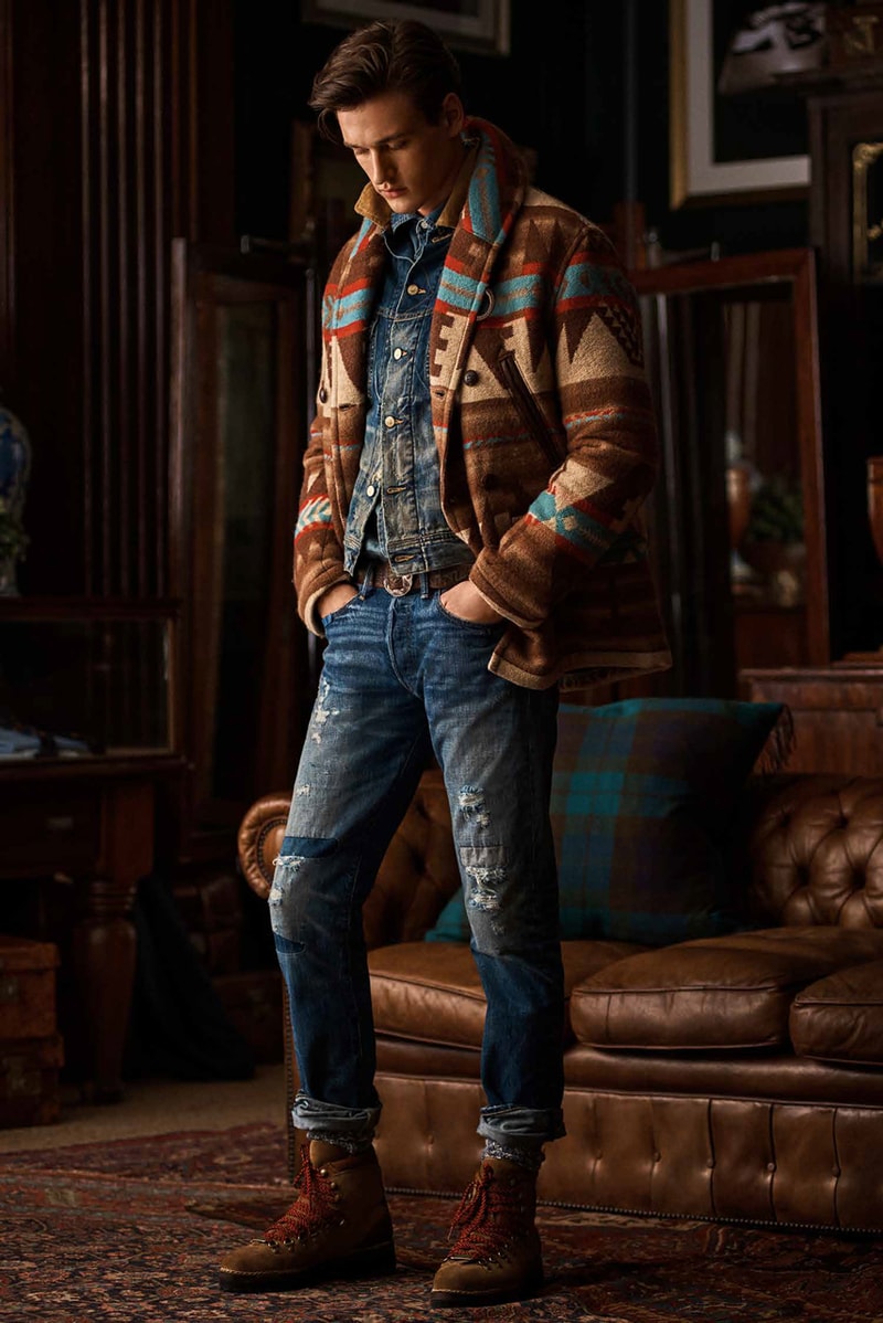 Polo Ralph Lauren fall winter 2020 FW20 Collection Lookbook western americana workwear suiting cinematic costumes 