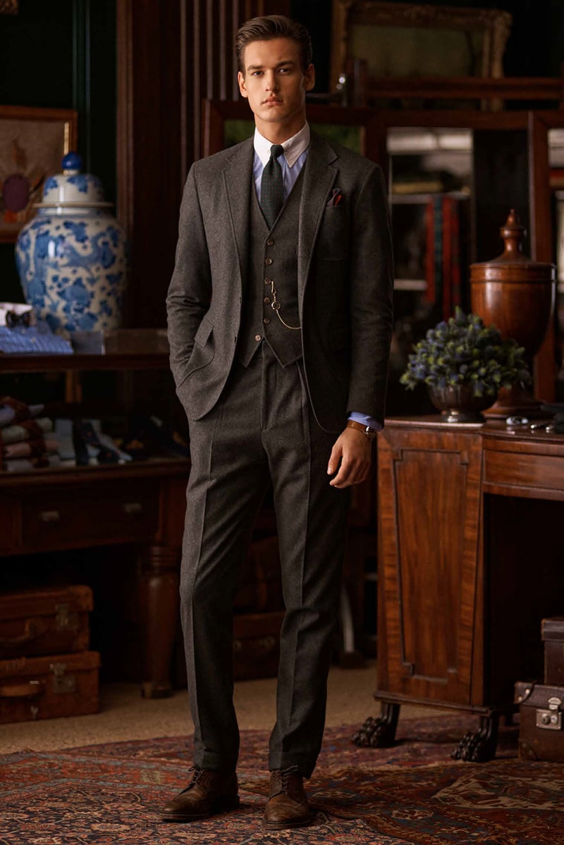 Polo Ralph Lauren fall winter 2020 FW20 Collection Lookbook western americana workwear suiting cinematic costumes 