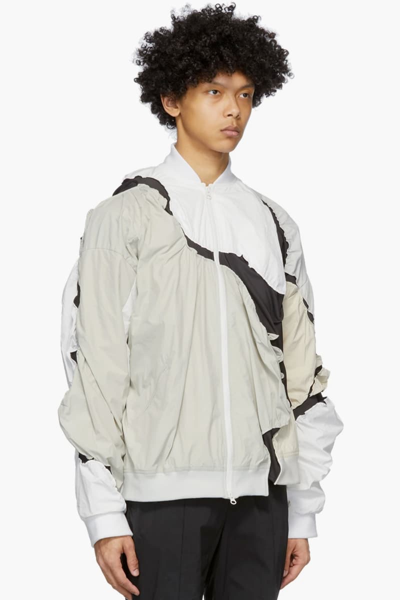 Post Archive Faction 3.0 Left Jackets Release Info grey and white black south korean fashion retro-futuristic nylon polyamide asymmetric panels