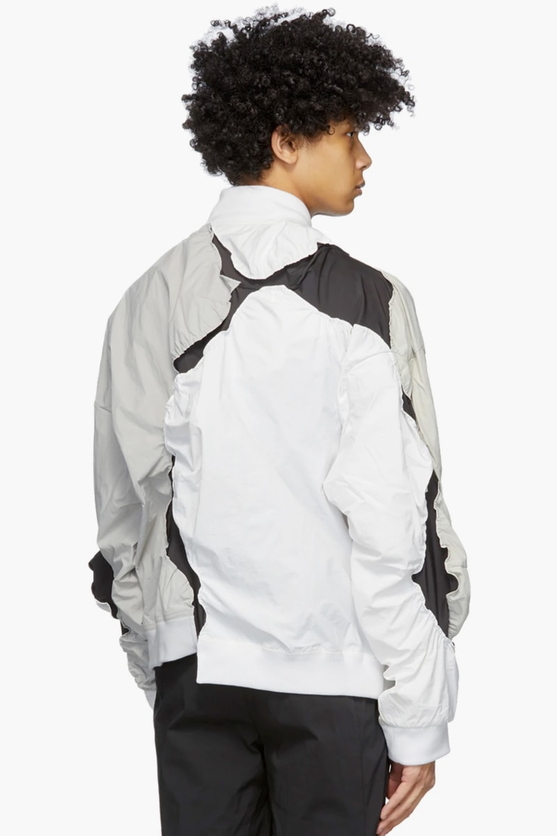 Post Archive Faction 3.0 Left Jackets Release Info grey and white black south korean fashion retro-futuristic nylon polyamide asymmetric panels 