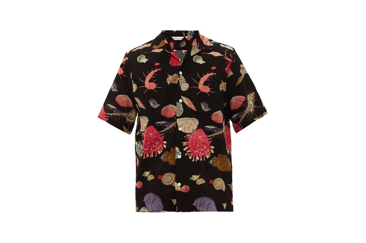 mens printed short sets spring summer 2020 print button ups bowling shirts shirt loungewear 