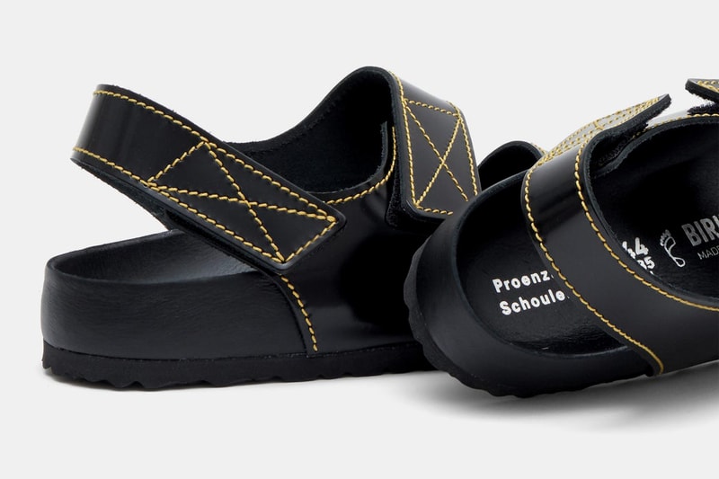 Proenza Schouler x Birkenstock Collaboration Footwear Release Information Arizona Milano Leather Sandals Luxury Work From Home Shoes WFH Slippers Isolation Quarantine Kicks