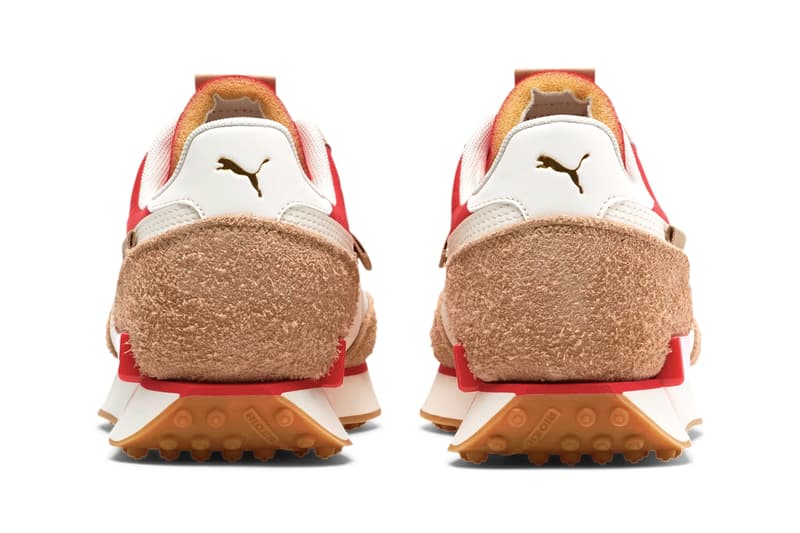 PUMA Future Rider Game On "Whis White/Pebble/High Risk Red" 371320_02 Rider Foam 1980 Inspiration Tom Sachs Mars Yard Colorway Footwear Sneaker Release Information Drop Date