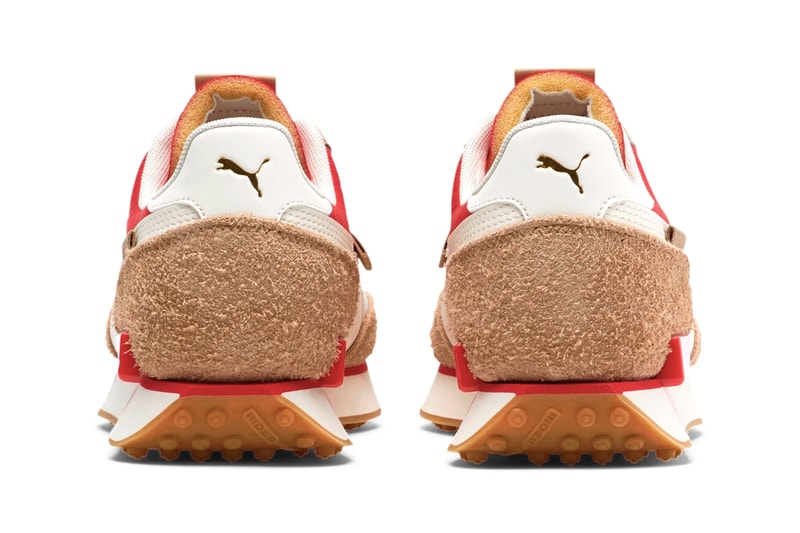 PUMA Future Rider Game On "Whis White/Pebble/High Risk Red" 371320_02 Rider Foam 1980 Inspiration Tom Sachs Mars Yard Colorway Footwear Sneaker Release Information Drop Date