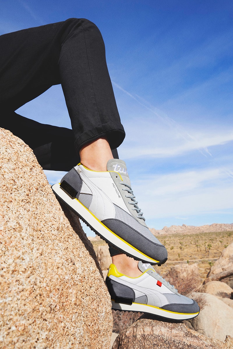 puma porsche legacy collection spring summer 2020 speedcat lux future rider 911 turbo black grey yellow red 339968_02 white asphalt high rise 339968_01 339967_01 339967_02