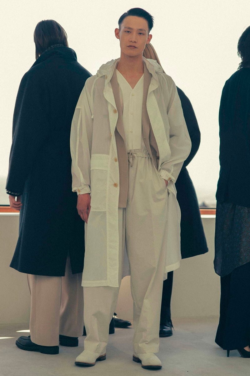 Rainmaker Kyoto FW20 Collection Lookbook fall/winter 2020 womenswear menswear japan brand sartorial garments traditional hanten haori kimono business casual suiting 