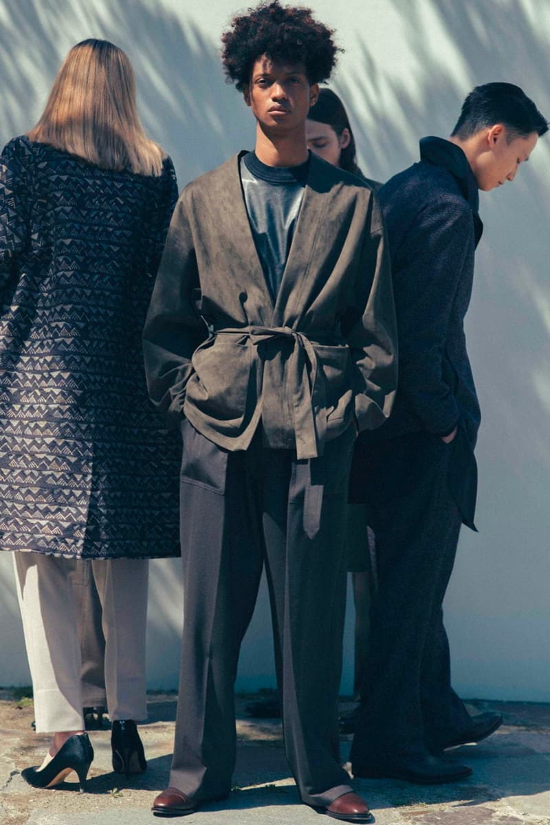 Rainmaker Kyoto FW20 Collection Lookbook fall/winter 2020 womenswear menswear japan brand sartorial garments traditional hanten haori kimono business casual suiting