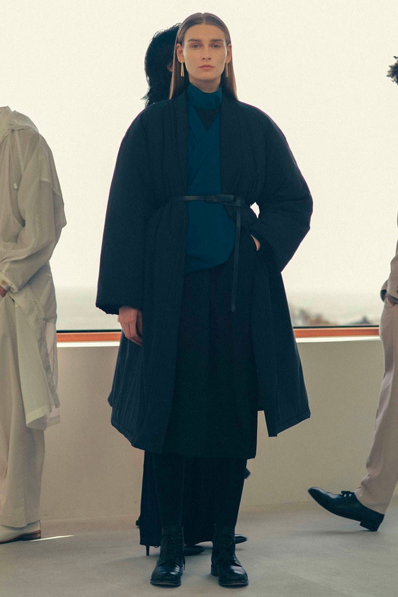 Rainmaker Kyoto FW20 Collection Lookbook fall/winter 2020 womenswear menswear japan brand sartorial garments traditional hanten haori kimono business casual suiting 