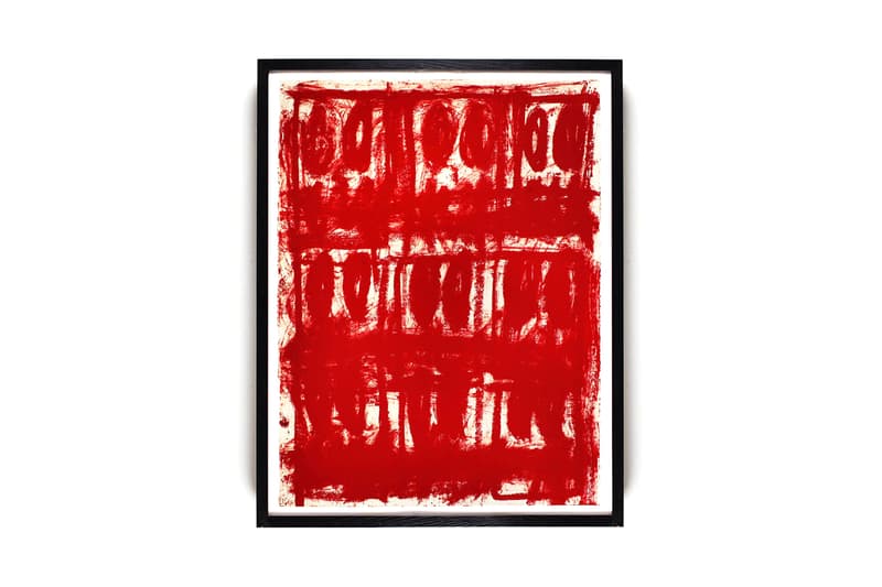 rashid johnson untitled anxious red drawings hauser wirth online viewing room exhibition