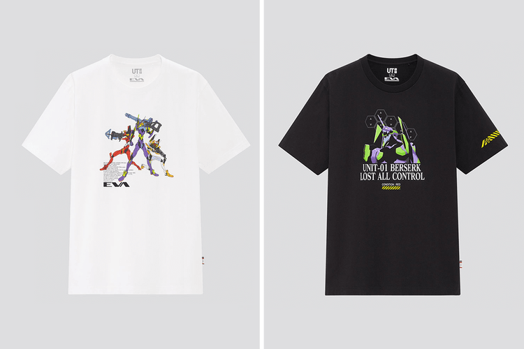 UNIQLO UT Energizes 'Evangelion' Collection With Special Packaging