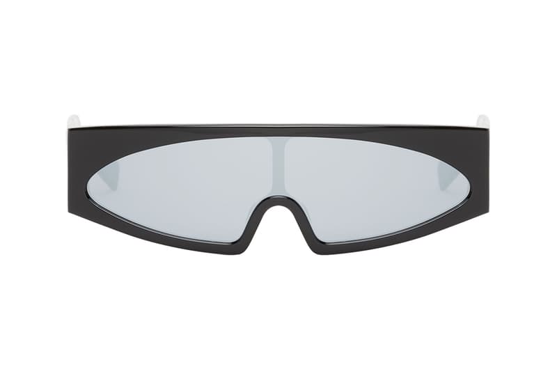 Rick Owens Kiss Sunglasses Colorways Release Information SSENSE Cop Drop Online Shopping SS20 Eyewear Off-White & Orange Black Pink Silver Lenses Avant Garde Futuristic TECUATL Runway SS20