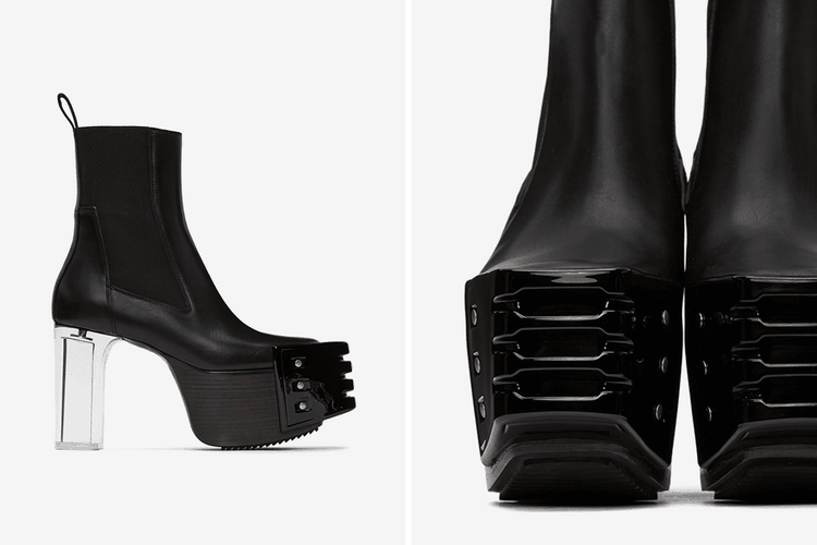 Rick Owens Keeps it Androgynous With Futuristic Chelsea Boots