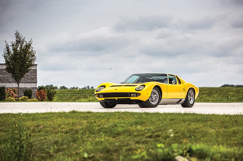 RM Sotheby's Elkhart Exotic Car Collection Auction Automotive Japanese JDM Italian Supercars American Muscle 1964 Aston Martin DB5, 1969 Lamborghini Miura, 1953 Mercedes-Benz 300 S Roadster, 1937 Cord 812 Supercharged 'Sportsman' Cabriole, 1993 Jaguar XJ220 2006 Ford GT Heritage Edition