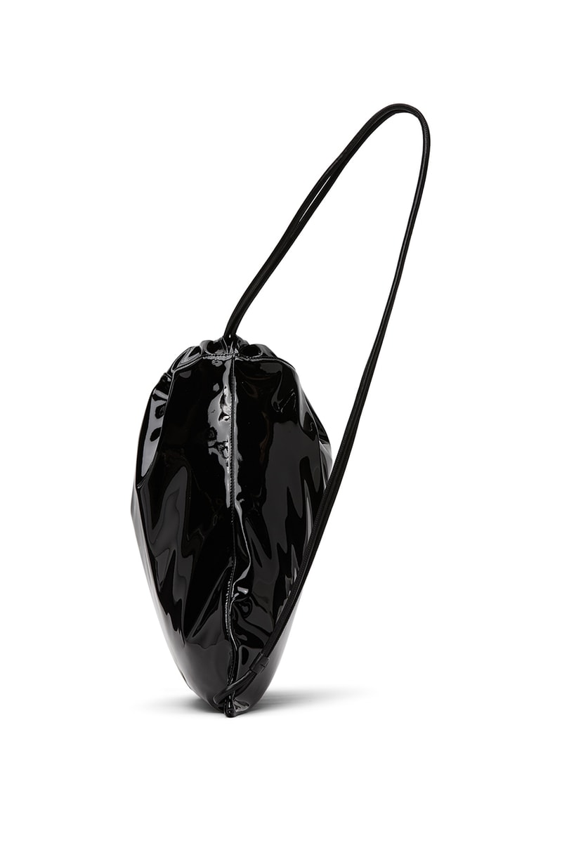 Saint Laurent Black Teddy Backpack Release Information Sportswear Inspired Carrying Options Bags Patent Lambskin Drawstring Zipper Interior Pocket Silver Tone Branding YSL Anthony Vaccarello