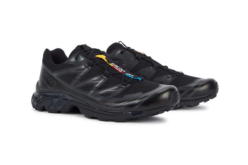 Salomon XT 6 ADV Triple Black menswear streetwear spring summer 2020 collection footwear shoes sneakers trainers runners hiking trek trail seasonal outdoors technical
