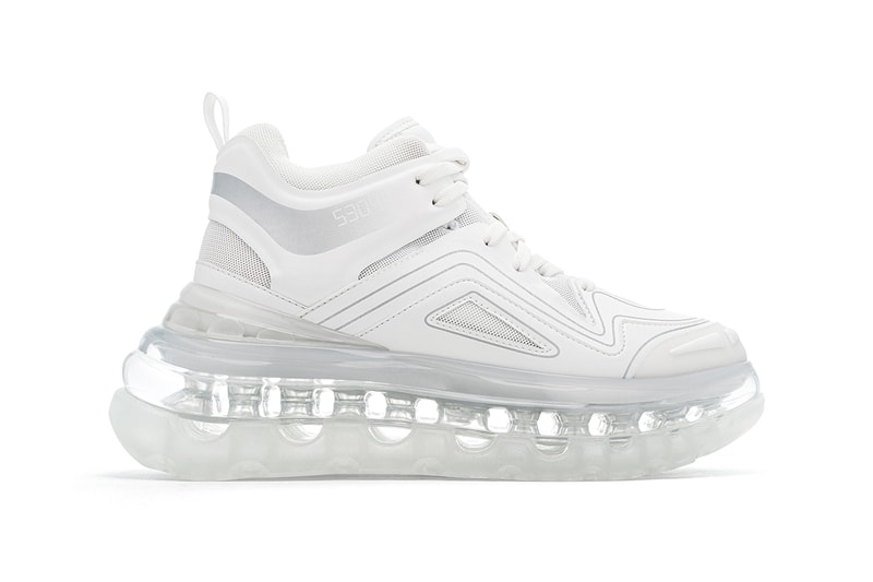 SHOES 53045 Bump’Air High Top "Astropop" & White Sneaker Drop Footwear Release Information Midtops David Tourniaire-Beauciel COVID-19 Student Resource Food Fund,
