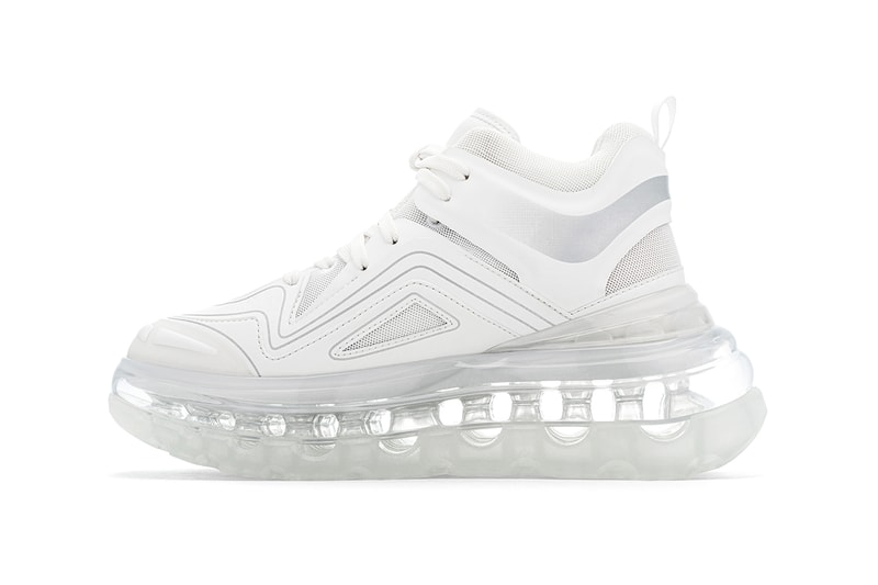 SHOES 53045 Bump’Air High Top "Astropop" & White Sneaker Drop Footwear Release Information Midtops David Tourniaire-Beauciel COVID-19 Student Resource Food Fund,